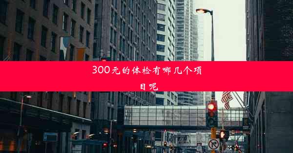 300元的体检有哪几个项目呢