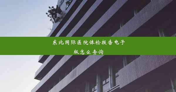 东北国际医院体检报告电子版怎么查询