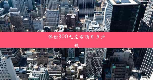 体检300元左右项目多少钱