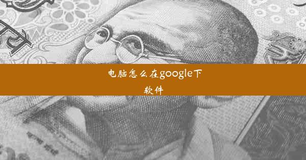 电脑怎么在google下软件