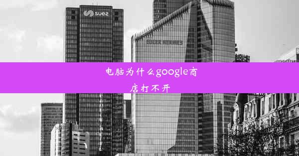 电脑为什么google商店打不开