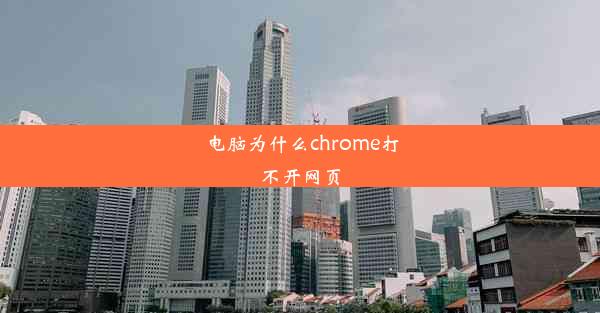 电脑为什么chrome打不开网页